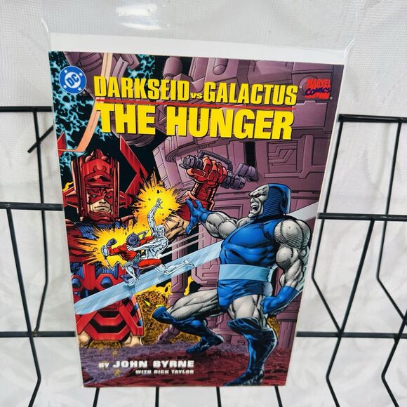 Darkseid Vs Galactus: The Hunger by John Byrne Silver Surfer Marvel DC Prestige - Picture 1 of 5